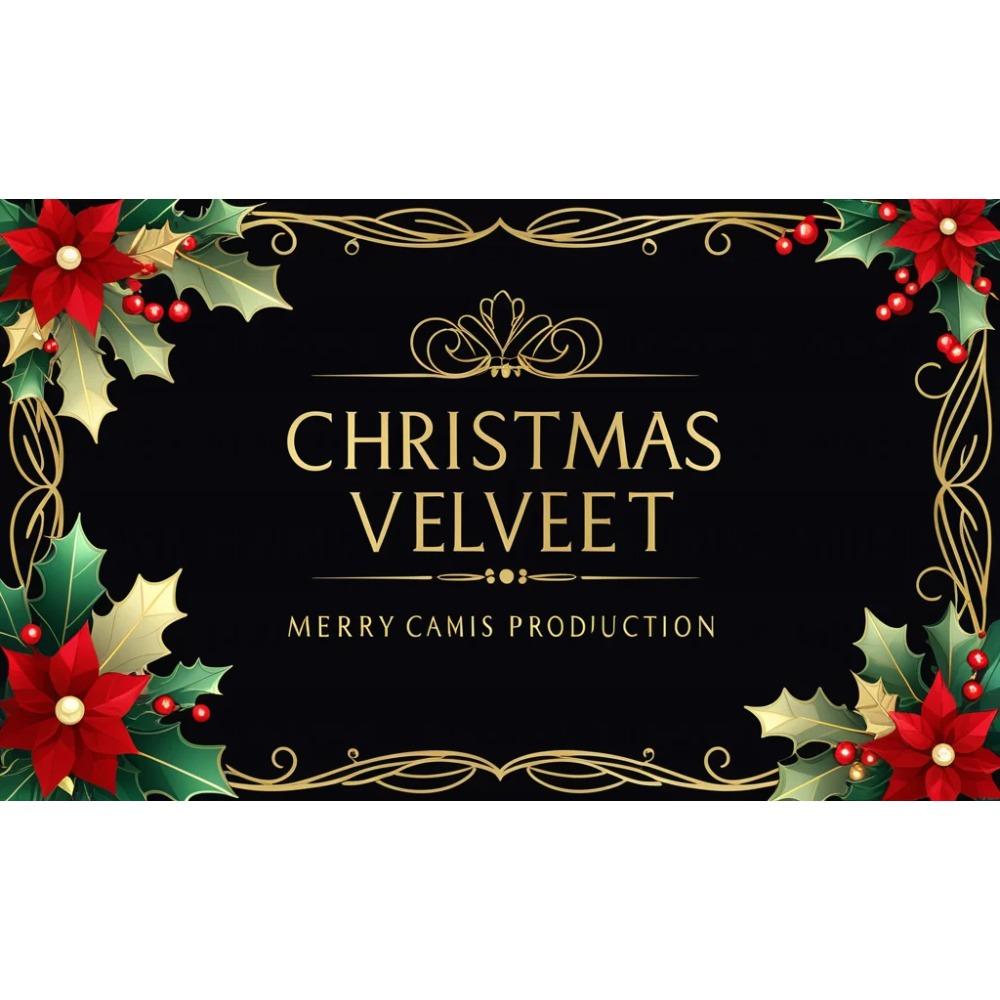 

Christmas Circle Crystal Velvet Carpet Entry Door Household Carpet Is Non-Slip, Dirty And Washable 50X80CM (1.6X2.6FT