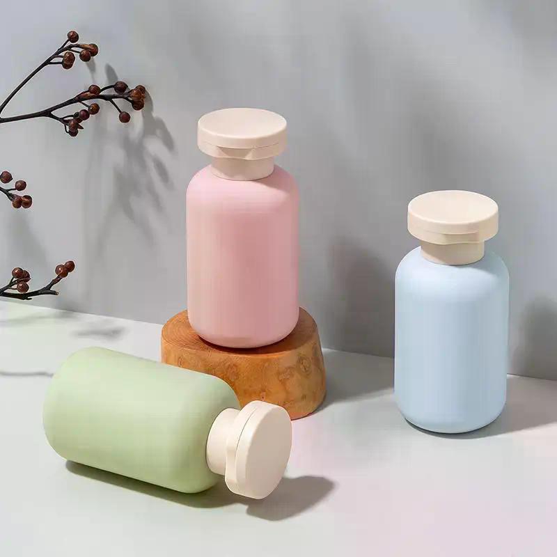 3Pcs Soft Leakproof Travel Bottles Set 100ml 3.4oz Portable Squeeze Tubes For Shampoo Lotion Refillable Travel Essentials