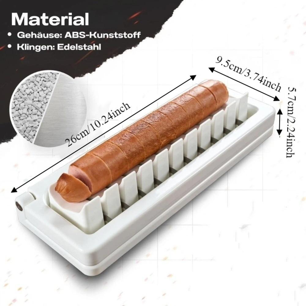 Luxusní kráječ na klobásy Precision Mesh kráječ na zeleninu Kráječ na hot dogy BBQ