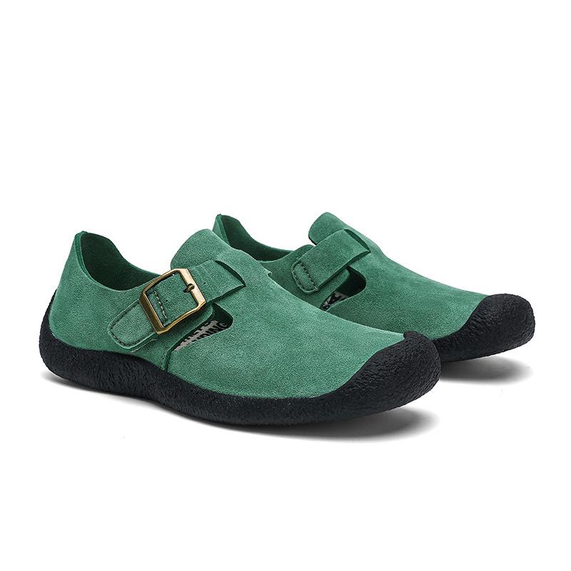 Women's 2026 Spring Retro Flat Slip-On Birkenstock Shoes - Soft Sole, Fully Covered, Perfect for Nurses