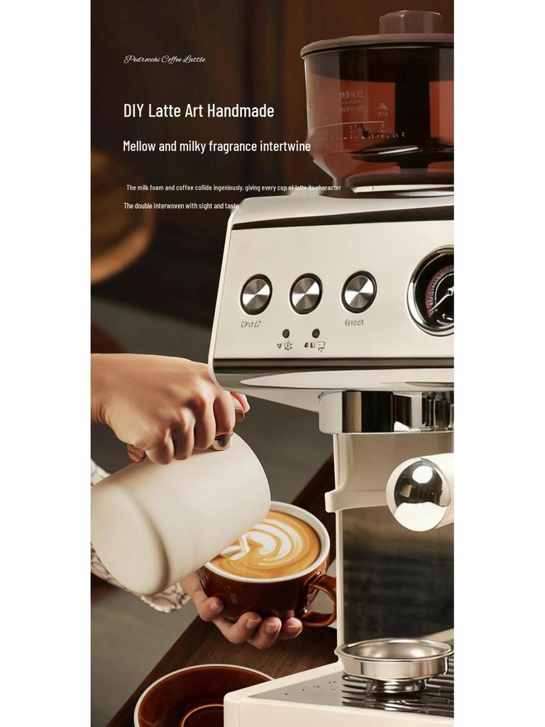 Korean NunuSum Transformer Coffee Machine with Steam Milk Frother