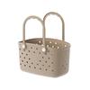 Cesto Portaoggetti con Fori di Drenaggio Contenitore Portaoggetti Grande Capacità Manico Ergonomico Organizer per Bagno Stanza del Dormitorio