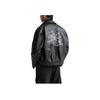 Zara SS24 Year Of The Dragon Limited Edition Lapel Printed Faux Leather Jacket Men Jacket Black 5320552-800