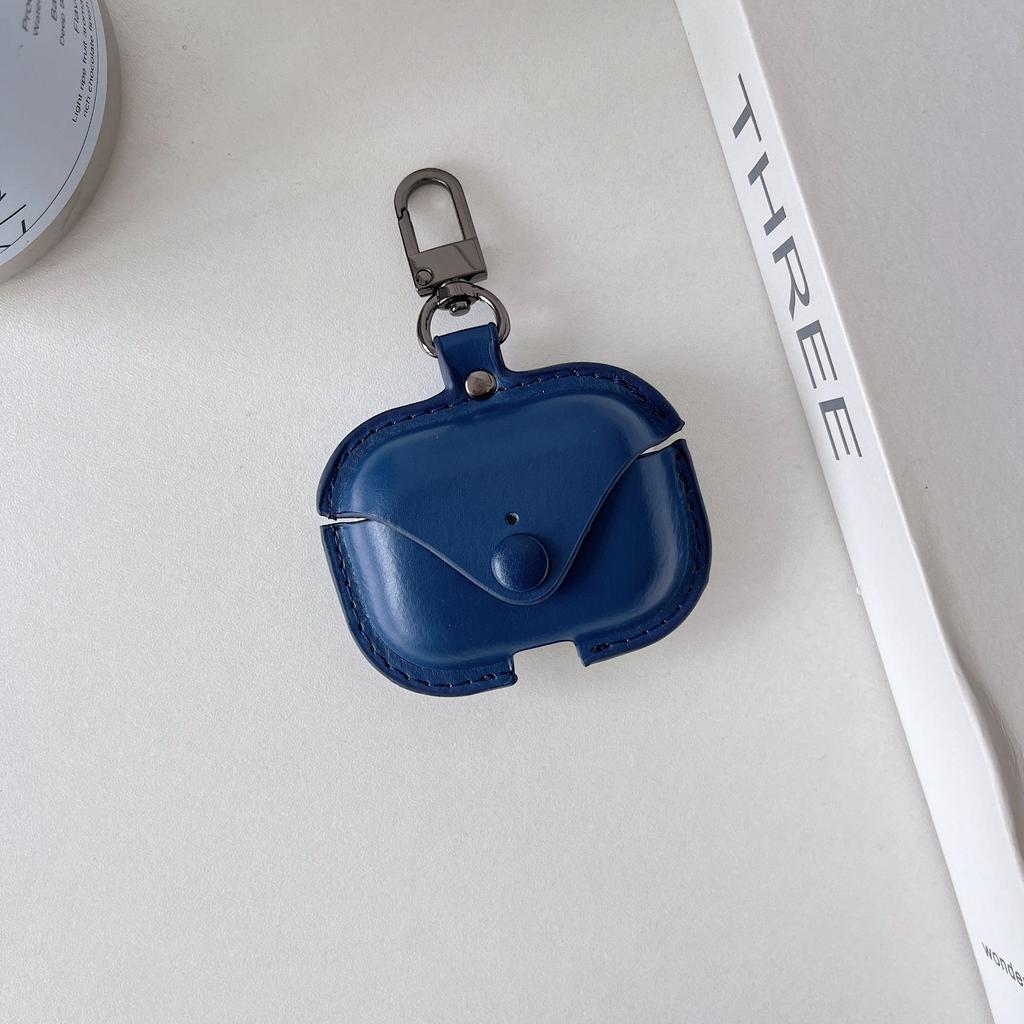 New Apple airpods1011pro1 model earphone case, oily leather styling earphone cover, retro portable earphones.