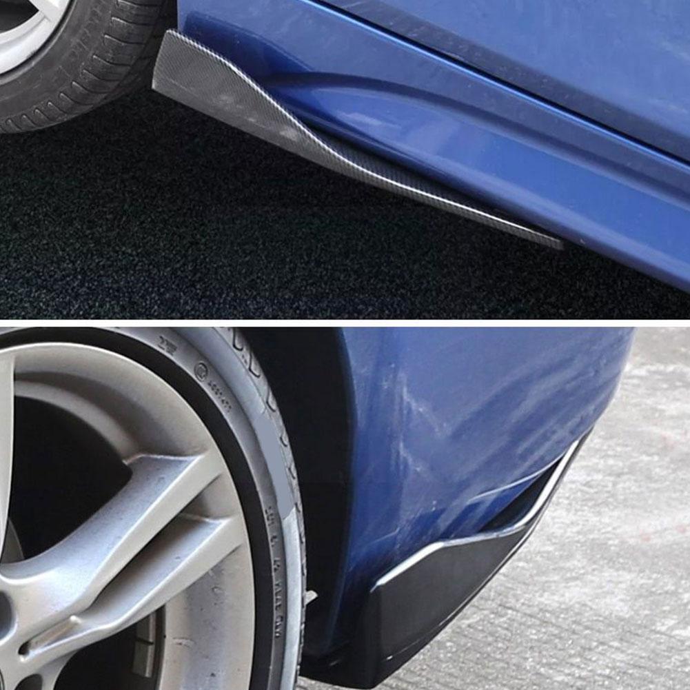 Universal 48CM Length Car Side Skirt  Rear Bumper Lip Splitter Winglet Aprons Protector Scratch Automotive Accessories