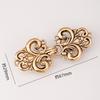 Hollow Metal Clasp for Qipao/Hanfu Collar, Frog Button for Coats & Scarves