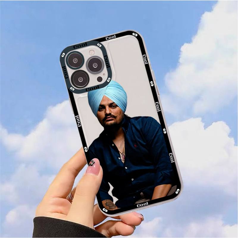 Sidhu moose wala Phone Case for iPhone 11 12 13 Mini Pro Max 14 Pro Max Case shell