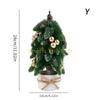 KX4B Christmas Tree Ornaments Small Decorative Small False Tree with Base Party Supplies for Home Holiday Desktop Decoration