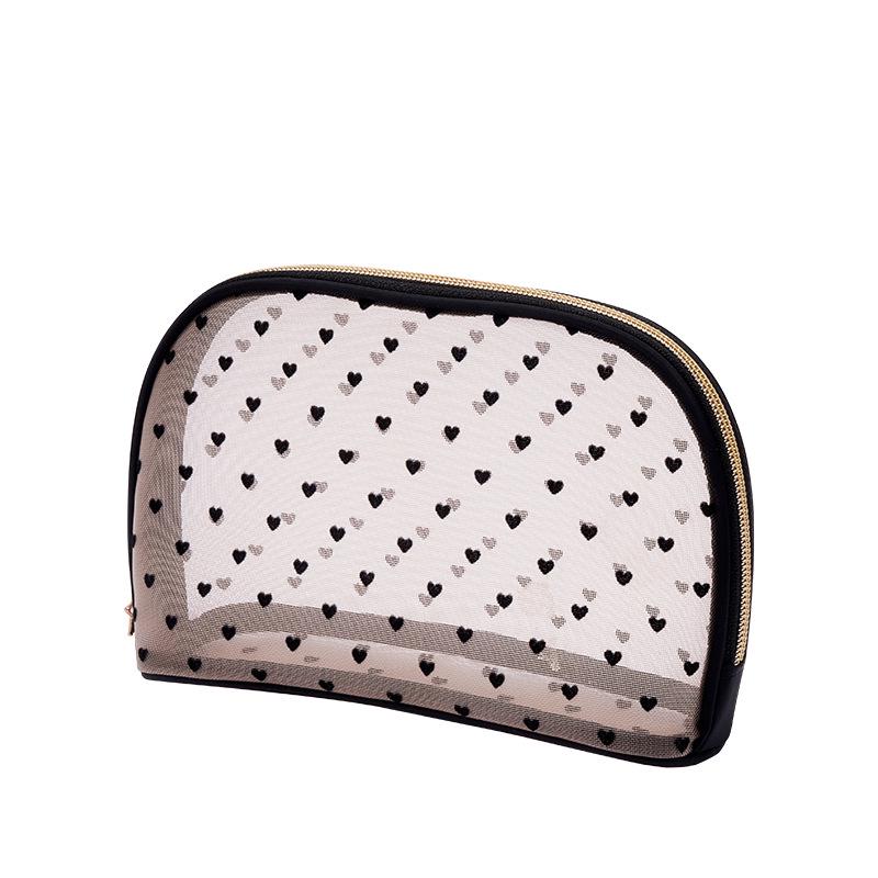 Large Capacity Mesh Cosmetic Travel Bag - Portable Handheld Wash Bag with Custom Logo