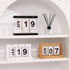 Nordic Minimalist Wooden Desk Calendar Ornament - Soft Decorative Date Display with Free Shipping