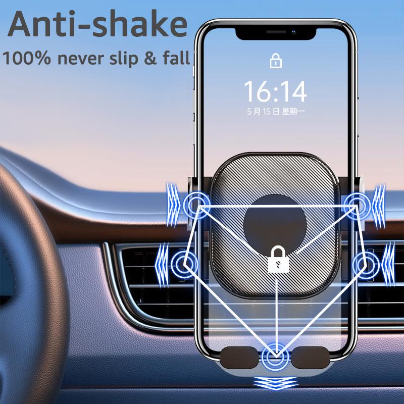 Car Phone Holder Car Air Vent Hook Clip Smartphone GPS Brackets Car Air Outlets Cellphone Mount for iPhone Xiaomi Huawei Samsung