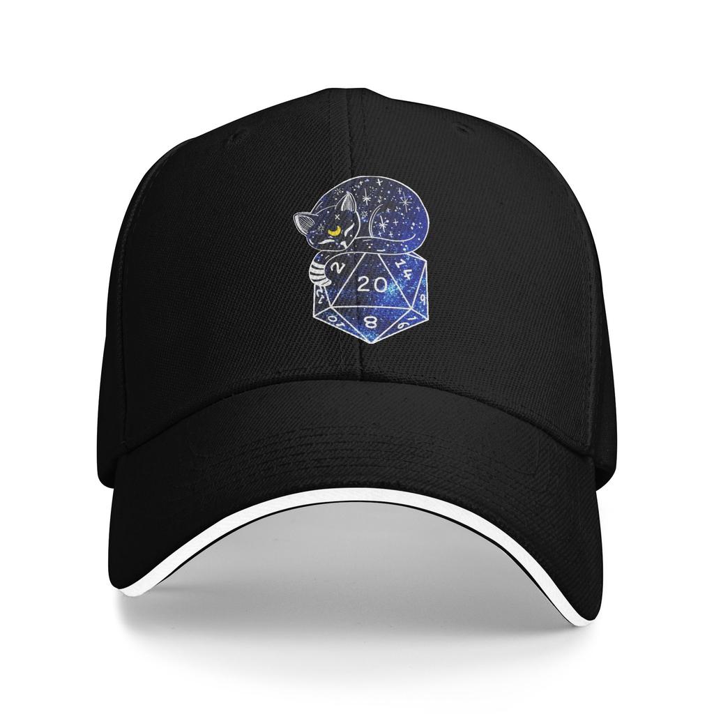 Unisexs Womens Game DnD Orbital Atomic Dice Outdoor Hat Summer  Sun Cap New Baseball Cap Fashion Sunscreen Hats