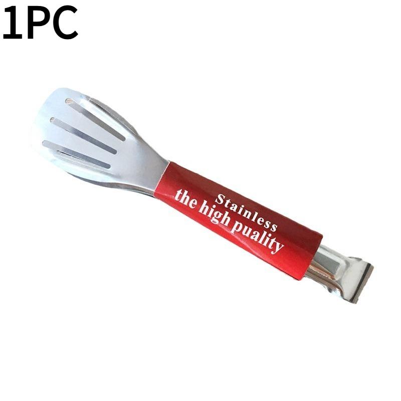 

1PC bread clip three-wire stainless steel food clip food clip fried barbecue clip steak steamed bread barbecue clip