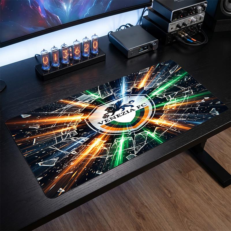 Venezia FC Football Print Large Mouse Pad, Anti-Slip Extended Gaming Desk Mat for Office Home