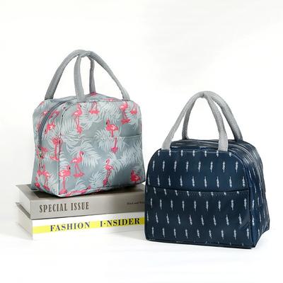 Henkel Lunchtasche Isolierung Kühltasche Herren Damen Lunchbox Picknick Reise Tragbar Wasserdicht Oxford Thermische Lebensmitteltasche