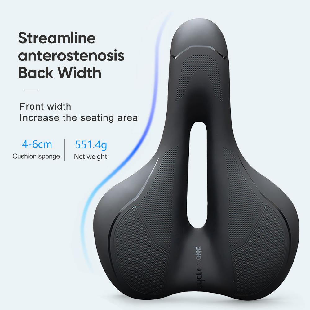 Bicycle Hollow Seat Cushion Soft Premium Elasticity Long-lasting Mtb Road Bike Cushion Breathable Anti-Slip Seat Cycling Auto Accessories