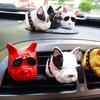 Fragrant Stone Plaster Bulldog Dog Gift Box Aromatherapy Air Conditioning Air Outlet Car Deodorant Essential Oil Car Aromatherapy Stone