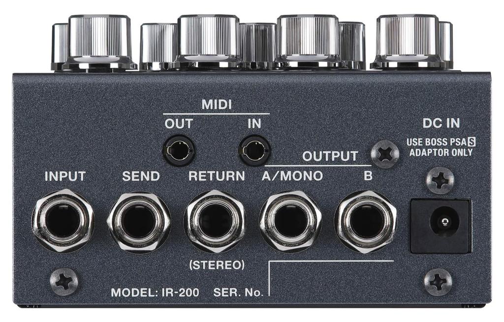 BOSS Cabinet IR Pedal Amp Cabinet Processor with Extensive Preamp Models and Diverse Cabinet IRs for Effects Live and Practice IR-200 & Recording,