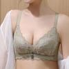 Non-ocel Ring Gathered Prodyšná podprsenka Spodní prádlo Dámská podprsenka s tenkou částí