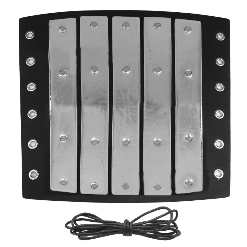 Historical Arm Guard Cosplay Arm Gauntlets Antique Armband Knight Arm Guard PU Leather Arm Bracers for Music Festival