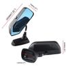 Car Universal Tuning Mirror F1 Aluminum Base Carbon Fiber Rearview Blue Mirror Tuning Mirror Parts Accessories-A87Q
