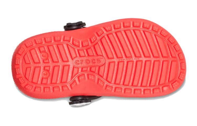Crocs Clog K Comfortable Slip Resistant Abrasion Resistant Children's Sandals Red Kids' 208104-03