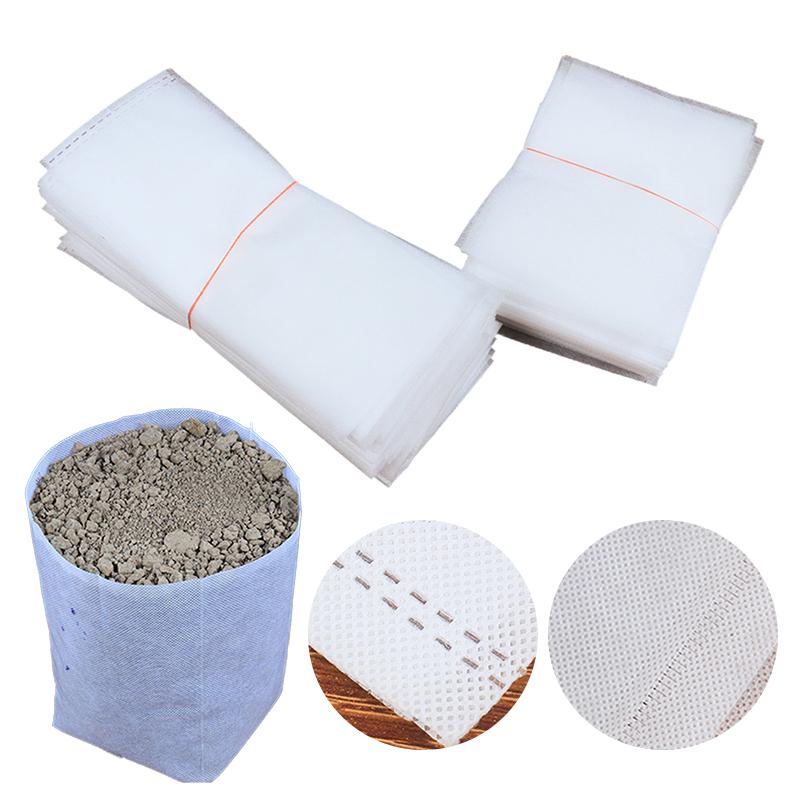 100PCS Non-woven Seeding Grow Bags Biodegradable Seed Nursery Bags Plants Seeds To Sow Flower Pots Pouch Home Garden Supply