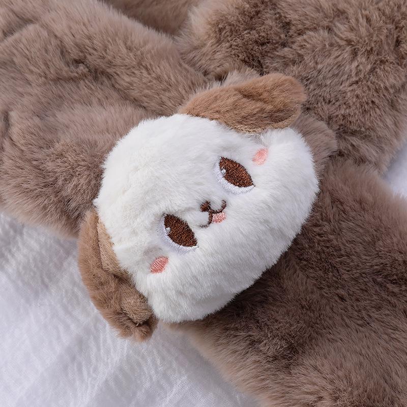 2025 Luxuriöser Japanischer Winterplüsch-Snood-Schal für Frauen und Schüler - Niedlicher & Verdickter Stil