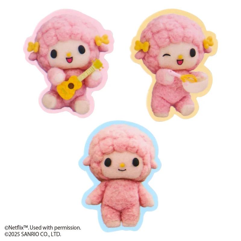 Sanrio Sticker Set ( Netflix original anime My Melody & Kuromi ) NEW