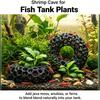 Shrimp Hides for Aquarium, 3D Printed Shrimp Cave, Round Hollow Small Fish Habitat, Fish Tank Shelter Hideout Ornament