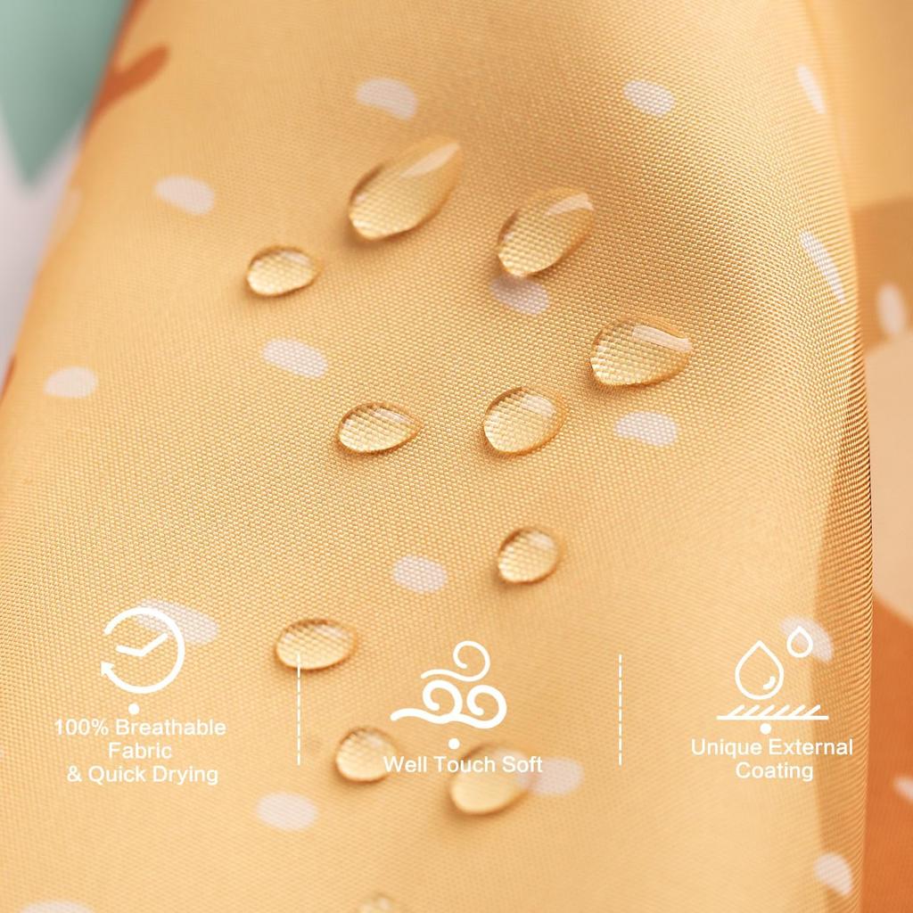 Cute Forest Animals Shower Curtain Fox Rabbit Bear Deer Owl Cartoon Design Kids Bathroom Decor Waterproof Fabric Fun Art Home