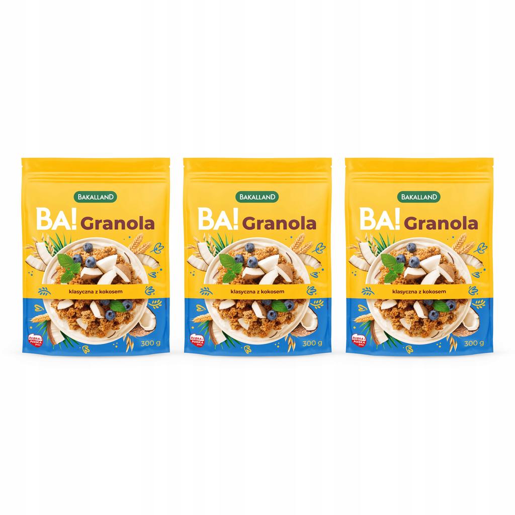 Bakalland Classic Granola with Coconut 300g