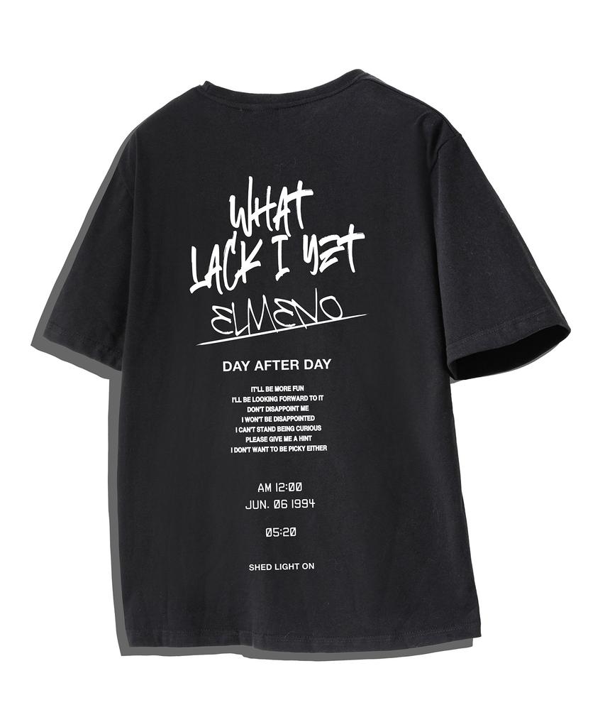 ELIMENO [Set] El Street Artwork Cool Cotton Short Sleeve T-Shirt 2-Piece Set