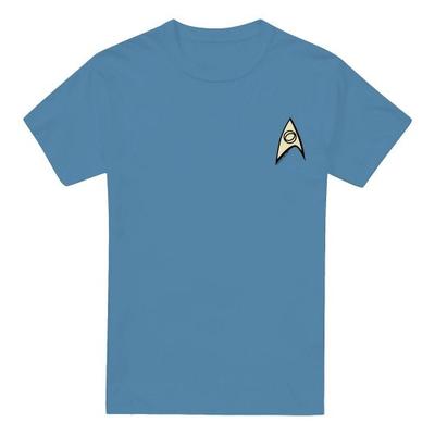 Camiseta de uniforme científico para hombre con lámina metálica