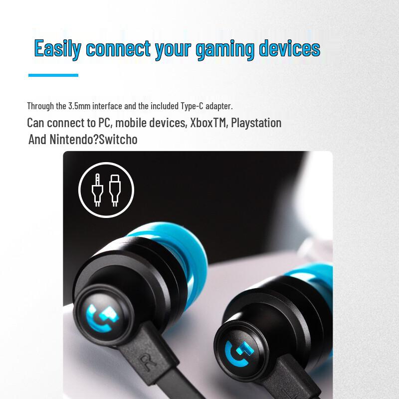 Logitech G333 In-Ear Gaming Headset