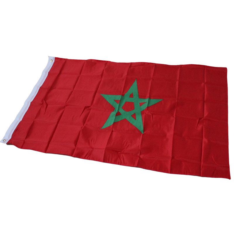 90 X 150cm Morocco Flag Banner Hanging National Flags Moroccan Home Decoration Polyester Flag