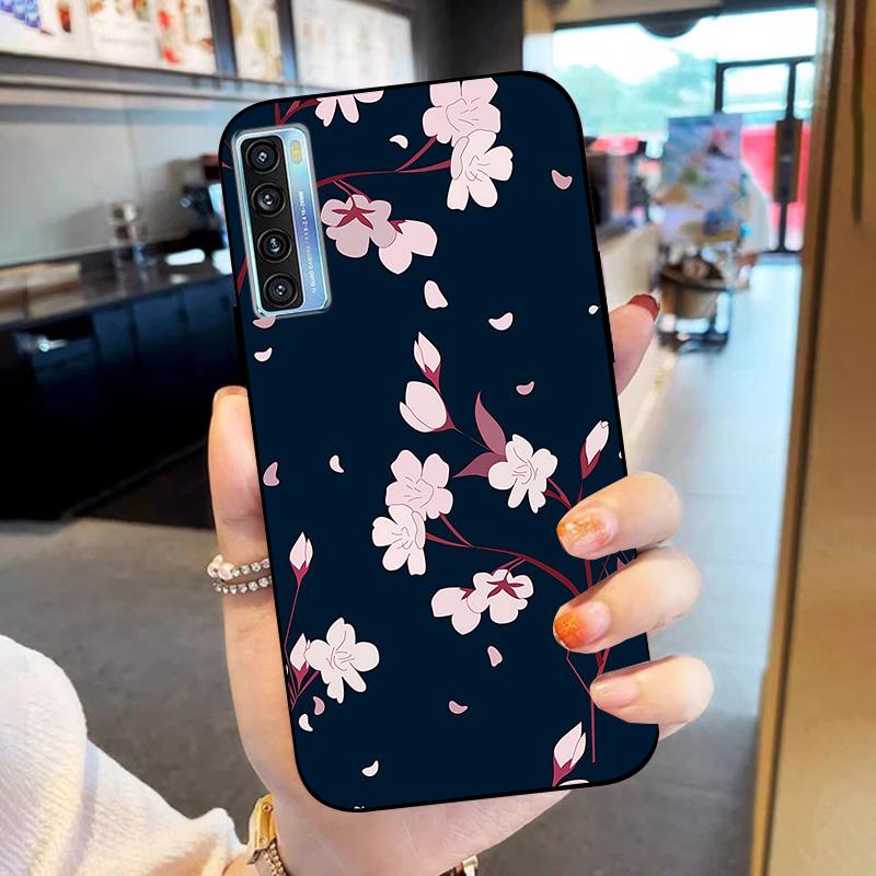 For TCL 20 20S 20L 20L+ Phone Case Soft Silicone Protector Cover For TCL 20L Plus Shell Funda 20 L S TPU Shockproof Coque