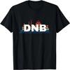Liquid DNB Retro Soundwave Drum And Bass Rave Shirt T-Shirt