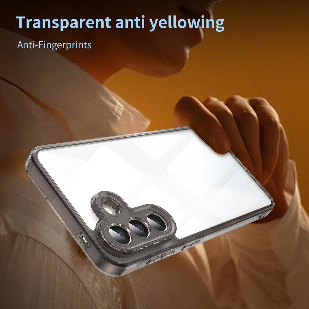 For Samsung Galaxy A57 5G Case TPU + Acrylic Phone Back Cover Anti Yellowing