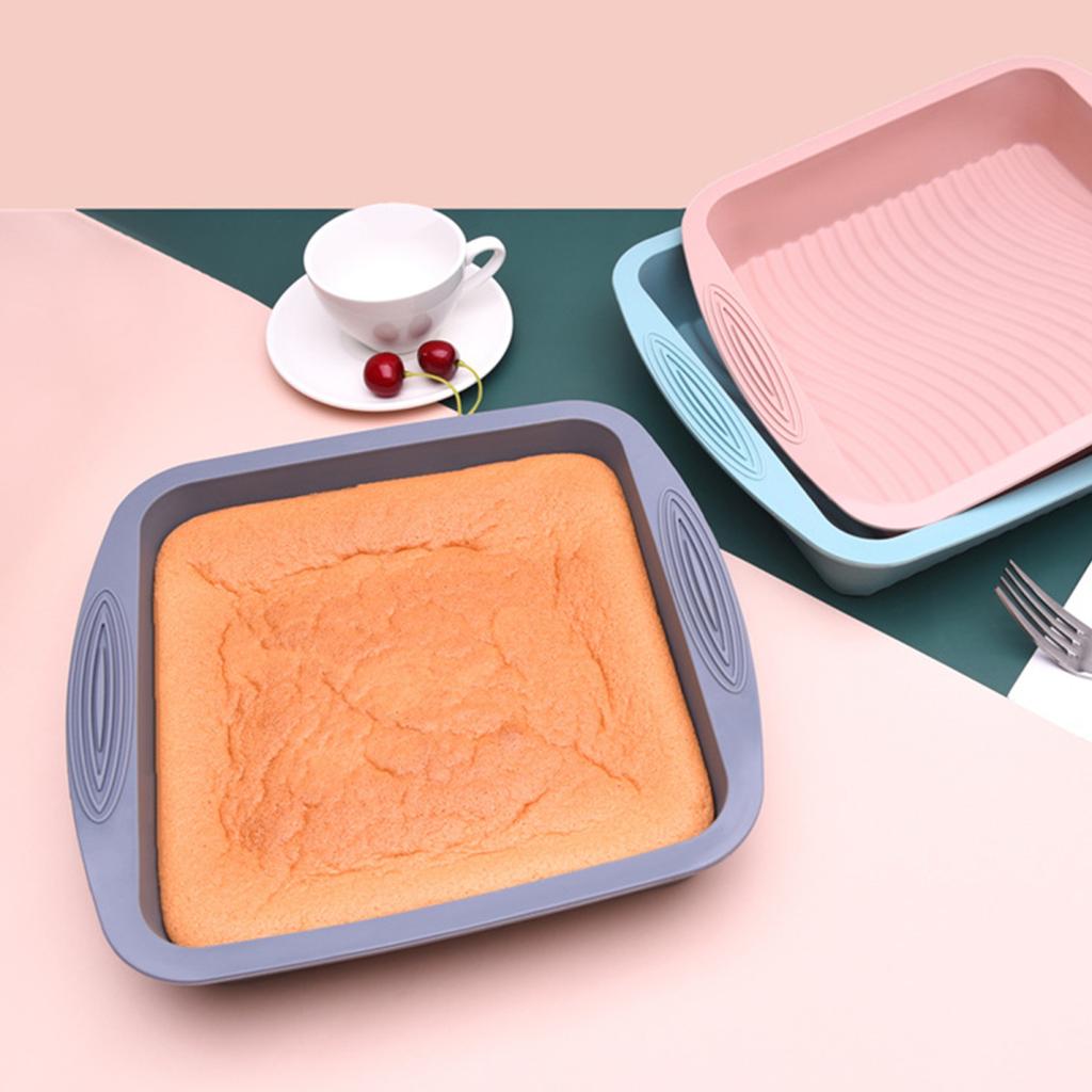 Long Lasting Wavy Grain Homemade High Temperature Resistant Silicone Cake Making Mold Tray Mould Kitchen Gadgets Baking Pan