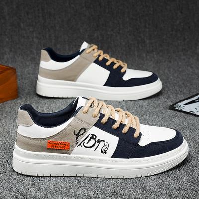 Summer Men's Shoes 2024 New Versatile Breathable Board Shoes Men's Trend Fashion Hong Kong Style Casual Shoes Sports Board Shoes Men's