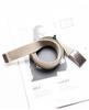 2.5cm Smooth Buckle Canvas Belt, Unisex Casual Workwear Pants, INS Style Fabric Narrow Leather Belt for Women, Men, and Students.