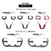 Auto Sale For Kia EV5 2024 2025 2026 Carbon Fiber Steering Wheel Button Trim Cover Automobile Interior Accessories