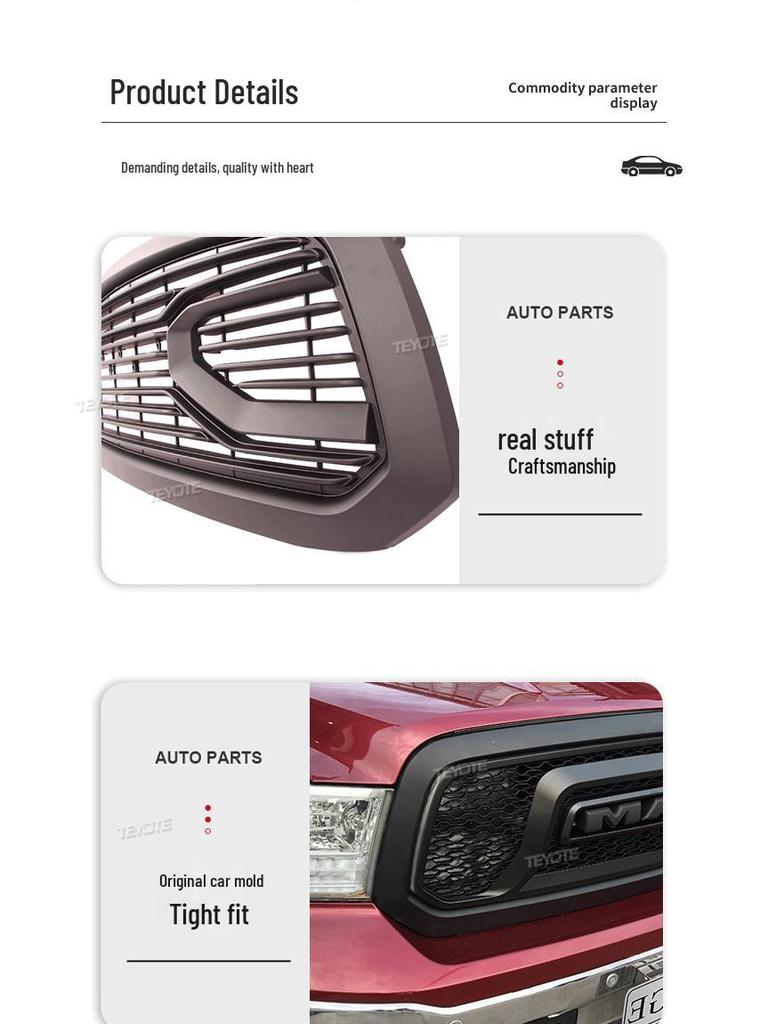 14-18 Dodge RAM 1500 Honeycomb Martin Style Grille