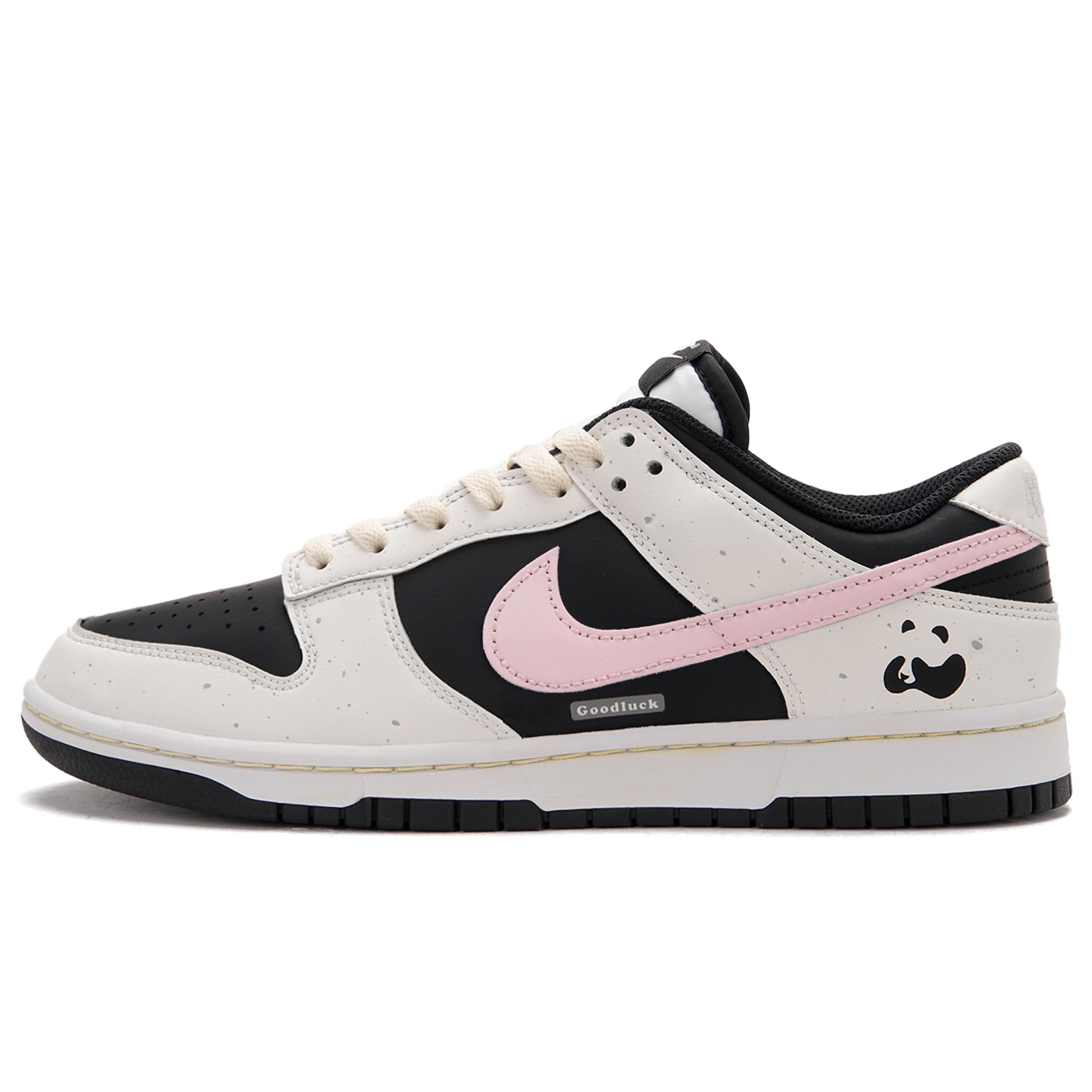 

Nike Dunk Panda Cat B Low top Skateboard Shoes Unisex Black White Pink HF5441-100(Team62-B) 44