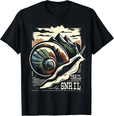 Trail Snail Hiking Nature Lover Mountain Climbing T-Shirt Unisex T-Shirt
