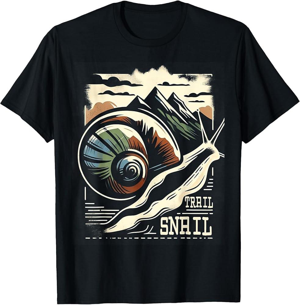 Trail Snail Hiking Nature Lover Mountain Climbing T-Shirt Unisex T-Shirt XL