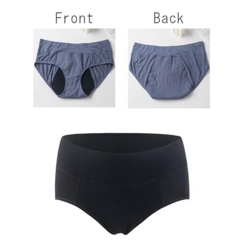 CORELAVISH Absorbent Sanitary Panties, Large Capacity, 4-Layer Construction, Period Briefs for Women, Relieves Vaginal Discharge and Urinary Incontine