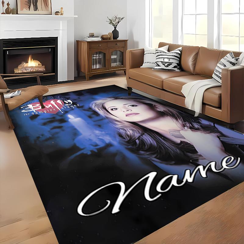 Custom personalization Buffy the Vampire Slayer Area Rug - Perfect For Kitchen, Bathroom,Laundry Room Decor Large Size Available,Gift All Seasons