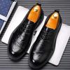 Fashion Platform Men Shoes Luxury Brand High Quality Oxford Shoes Men‘s Casual Lace Up Dress Shoes Loafers Shoes Moccasins Office Shoes